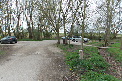 Entrance to WIllian Arboretum car park