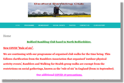 Bedford Rambling Club